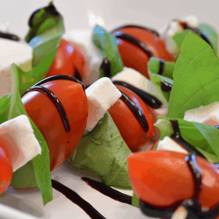 Best Caprese Skewers – Quick No-Cook Party Appetizer