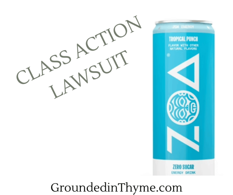 ZOA Energy Drink Class Action Settlement Alert