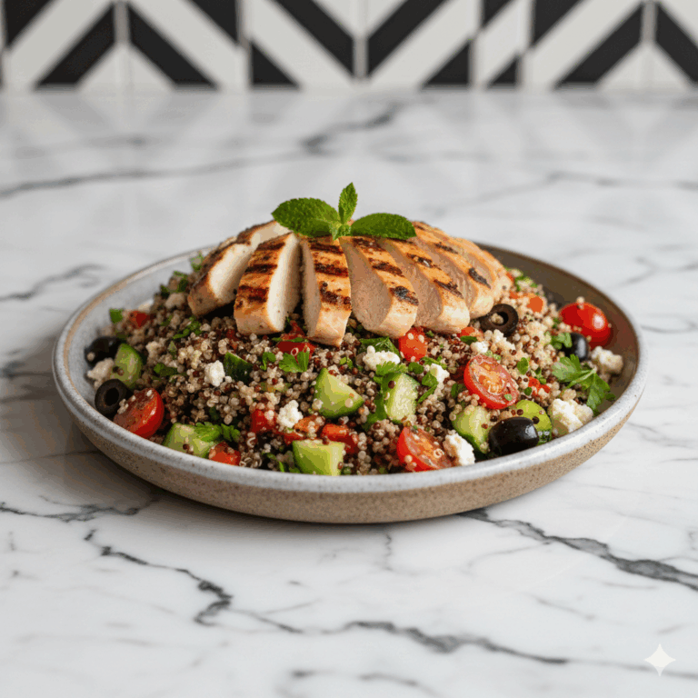 Healthy Mediterranean Quinoa Salad Recipe – Quick, Flavorful & Protein-Packed!