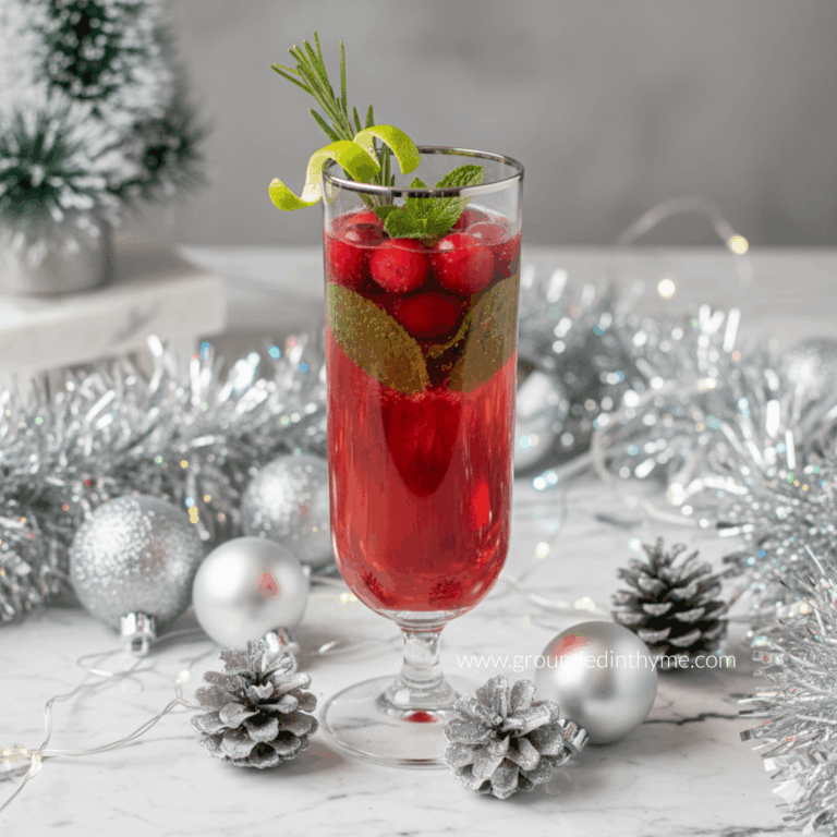Cranberry Spritzer Mocktail (Easy Non-Alcoholic Recipe)