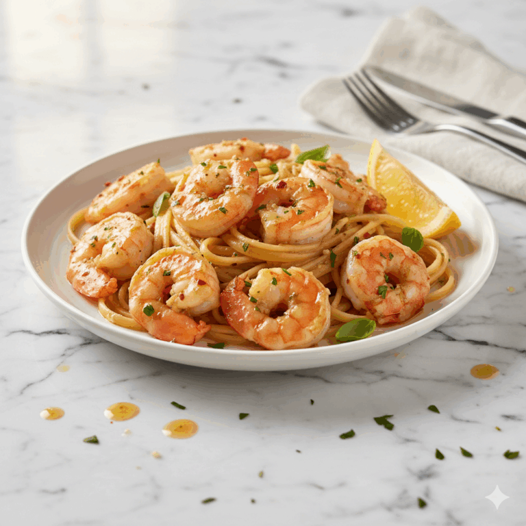 15 Minute Garlic Butter Shrimp (Quick & Easy Dinner)