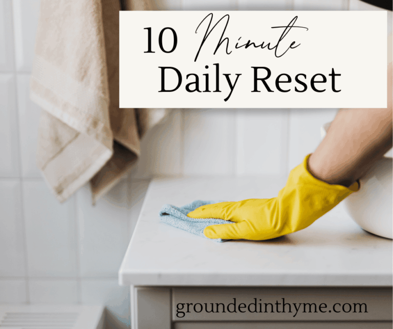 The 10-Minute Daily Reset: Because Your Home Shouldn’t Feel Like Your Brain’s “Frozen Tabs”