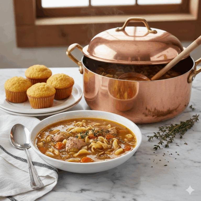 Leftover Turkey Soup Recipe – Cozy, Easy & Perfect for Holiday Leftovers