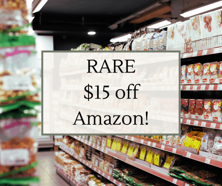 RARE Amazon Food Deal Alert: Get $15 OFF $50 (No Coupons Needed)