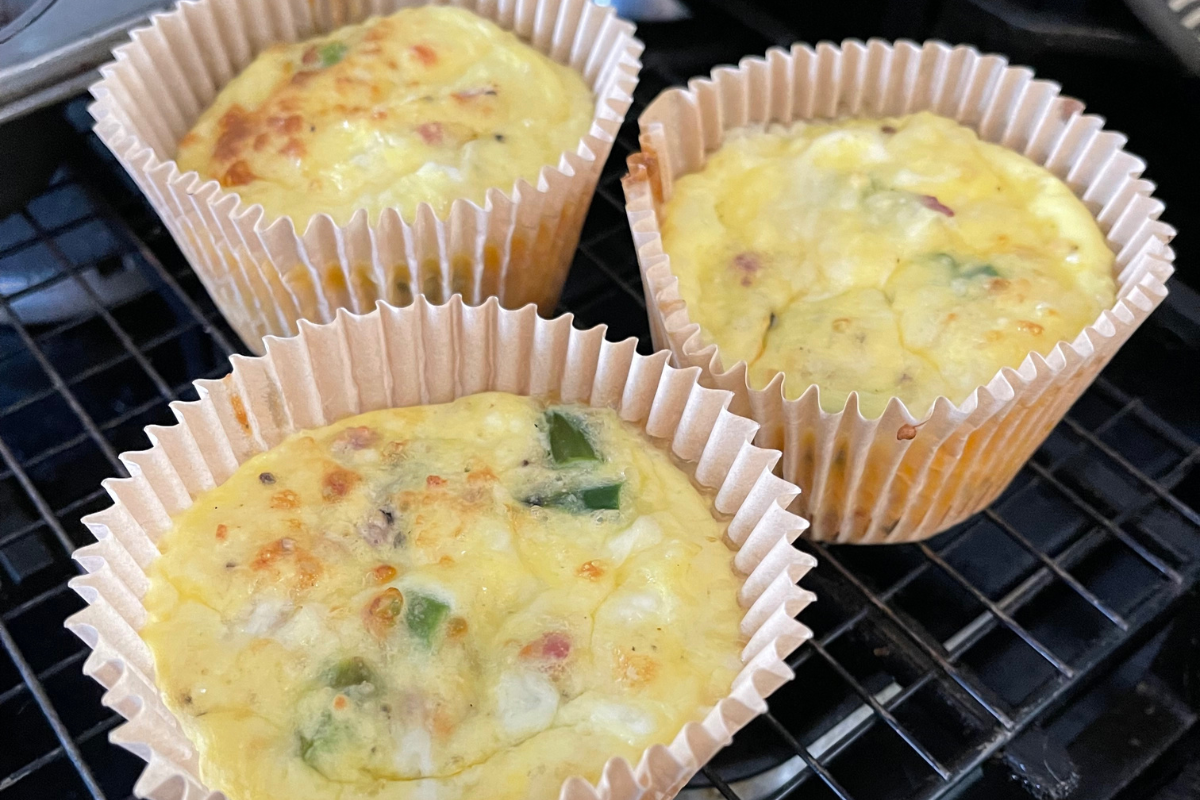 High Protein Cottage Cheese Egg Bites