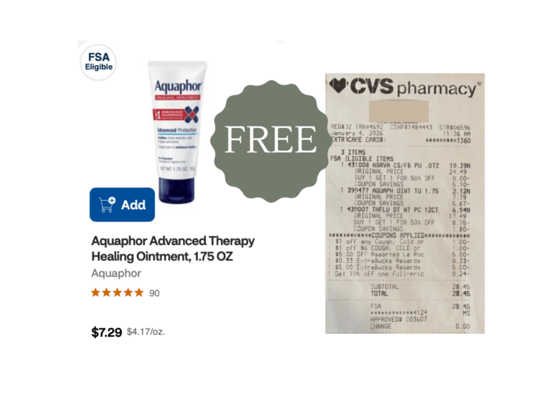 FREE Aquaphor Advanced Therapy at CVS