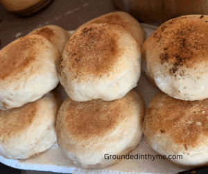 Homemade English muffins by Kelsie Spencer