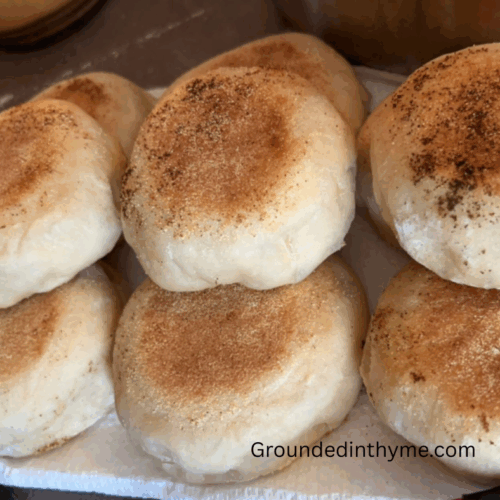 Homemade English muffins by Kelsie Spencer