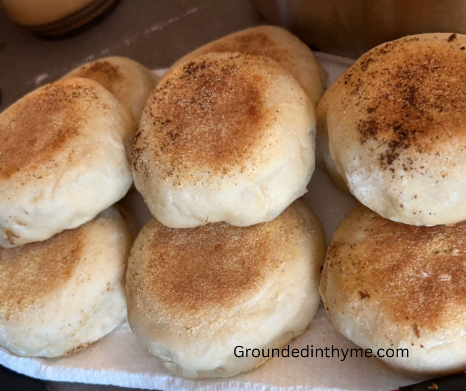 Homemade English muffins by Kelsie Spencer