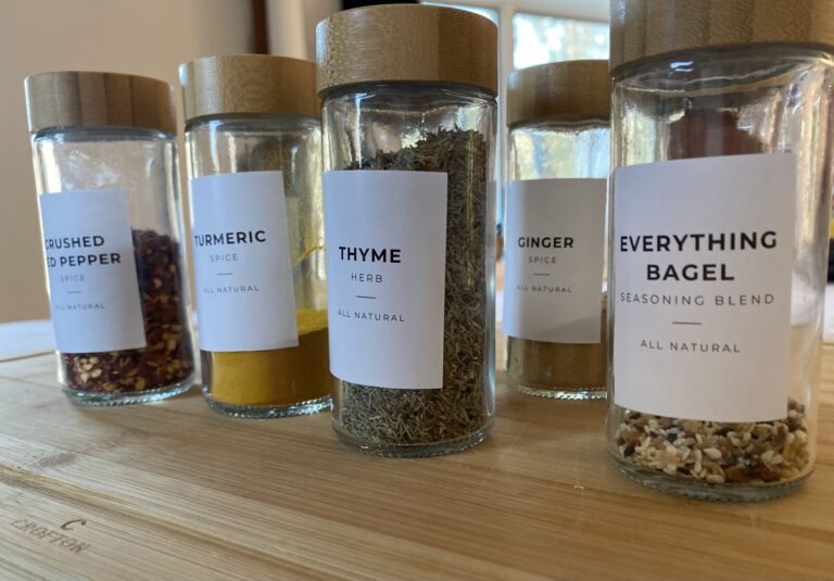 Free Minimalist Spice Label Printable 